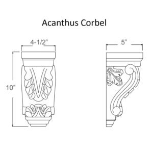 [COLOR] RTA LEAF CORBEL RC58