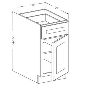 [COLOR] RTA 18" Base Cabinet B18