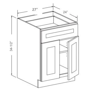 [COLOR] RTA 27" Base Cabinet -B27