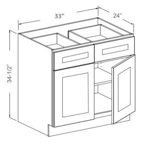[COLOR] RTA 33" Base Cabinet -B33