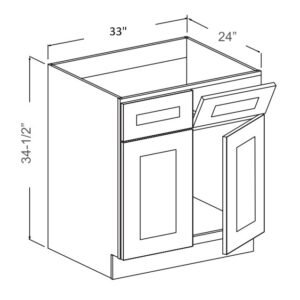 [COLOR] RTA 33" Sink Base Cabinet SB33