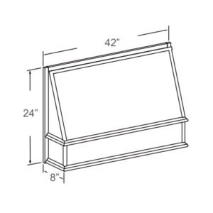 [COLOR] RTA RANGE WOOD HOOD - 24H - RHE4224