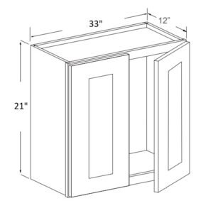 [COLOR] RTA Wall Cabinet 21H - 33 INCH - 2 Doors  - W3321