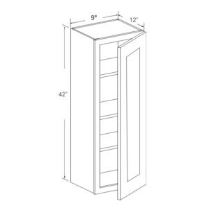 [COLOR] RTA 9x42 Wall Cabinet W0942