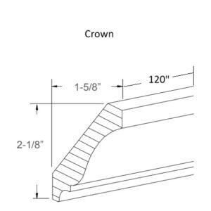 [COLOR] RTA CROWN MOLDING CM10