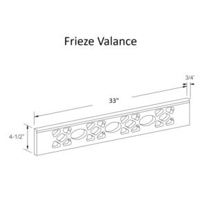 [COLOR] RTA FRIEZE VALANCE V33A