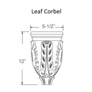 [COLOR] RTA LEAF CORBEL LC12