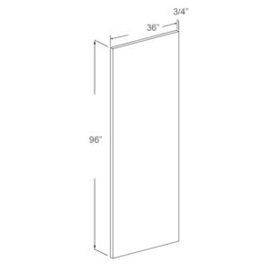 [COLOR] RTA Refrigerator Panel - 96H - 36 INCH - BP9636*3/4