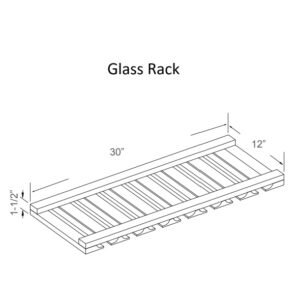 [COLOR] RTA GLASS RACK 30GR