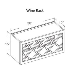 [COLOR] RTA Wine Rack - 30 INCH - 10 Compartments  - 30WR