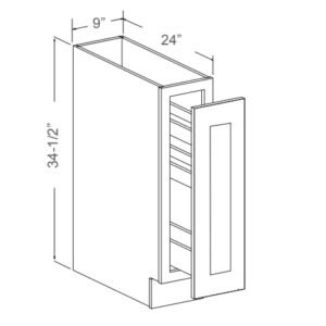 [COLOR] RTA BASE SPICE PULL OUT CABINET SP09
