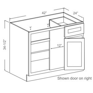 [COLOR] RTA BASE BLIND CORNER (Recommend 45" space) BBC42R