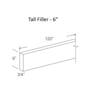 [COLOR] RTA TALL FILLER CM34-6